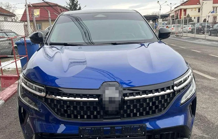 Autoturismul era furat din Franța FOTO: Poliția de Frontieră