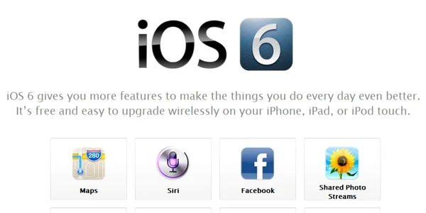 ios6 site apple