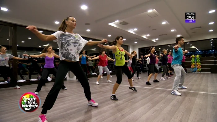 Raluca Sandu face Bokwa Fitness (FOTO: Digi24)