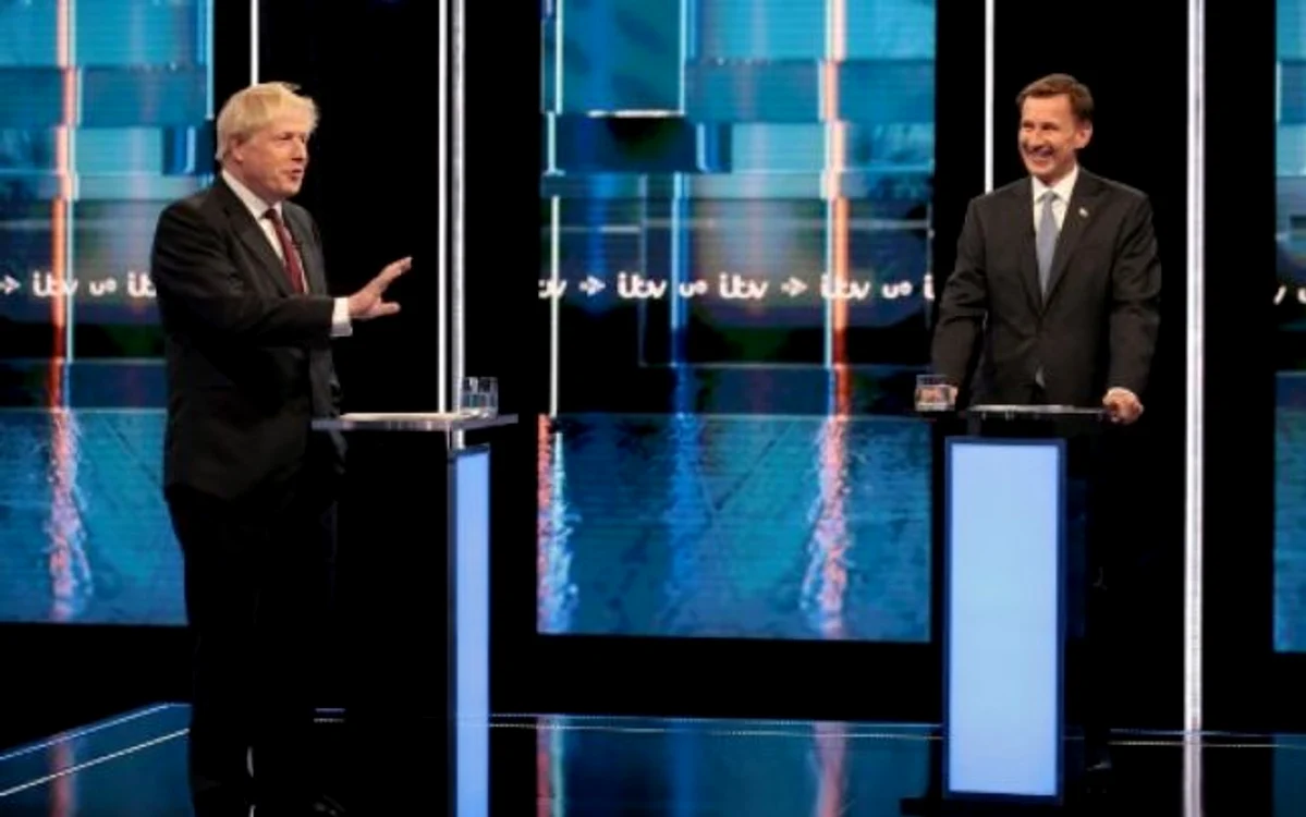 Boris Johnson si Jeremy Hunt FOTO AFP