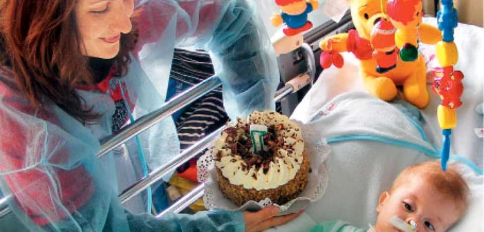 Maria Culescu a venit la spital când Darius a împlinit un an