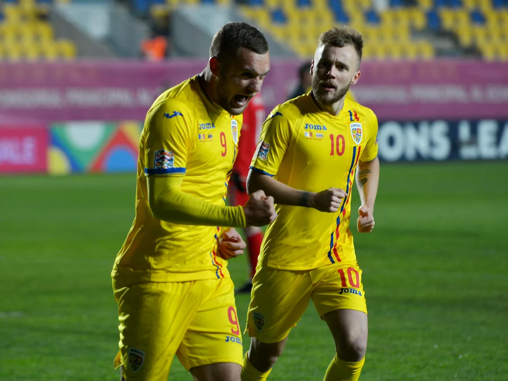 
    George Pușcaș a marcat prima ”dublă” pentru naționala de seniori a RomânieiFOTO: Sportpictures.eu  