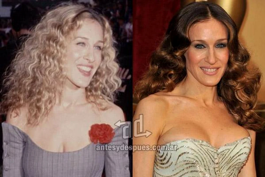 sarah jessica parker silicoane, vedete tunate, dive siliconate