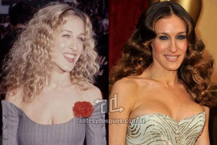sarah jessica parker silicoane, vedete tunate, dive siliconate