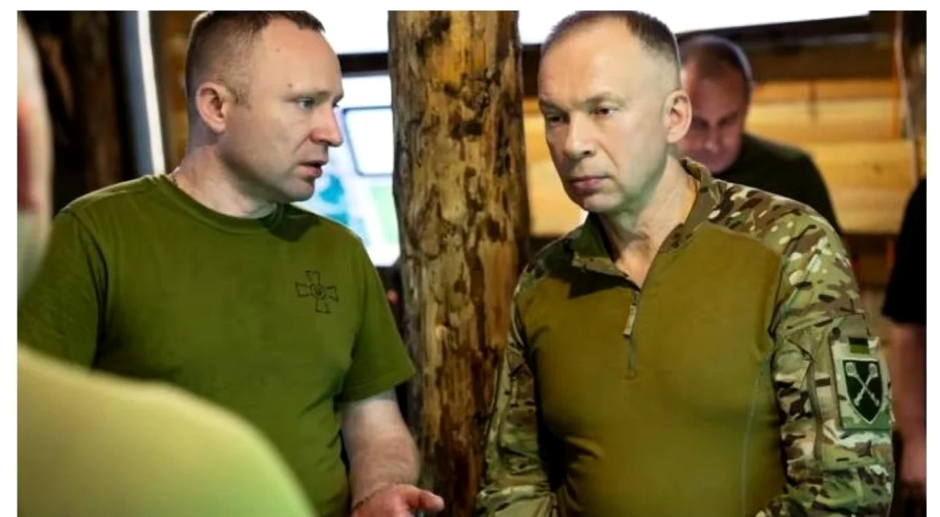 Oleksandr Sîrski a inspectat trupele din regiunea Harkov. FOTO: Telegram