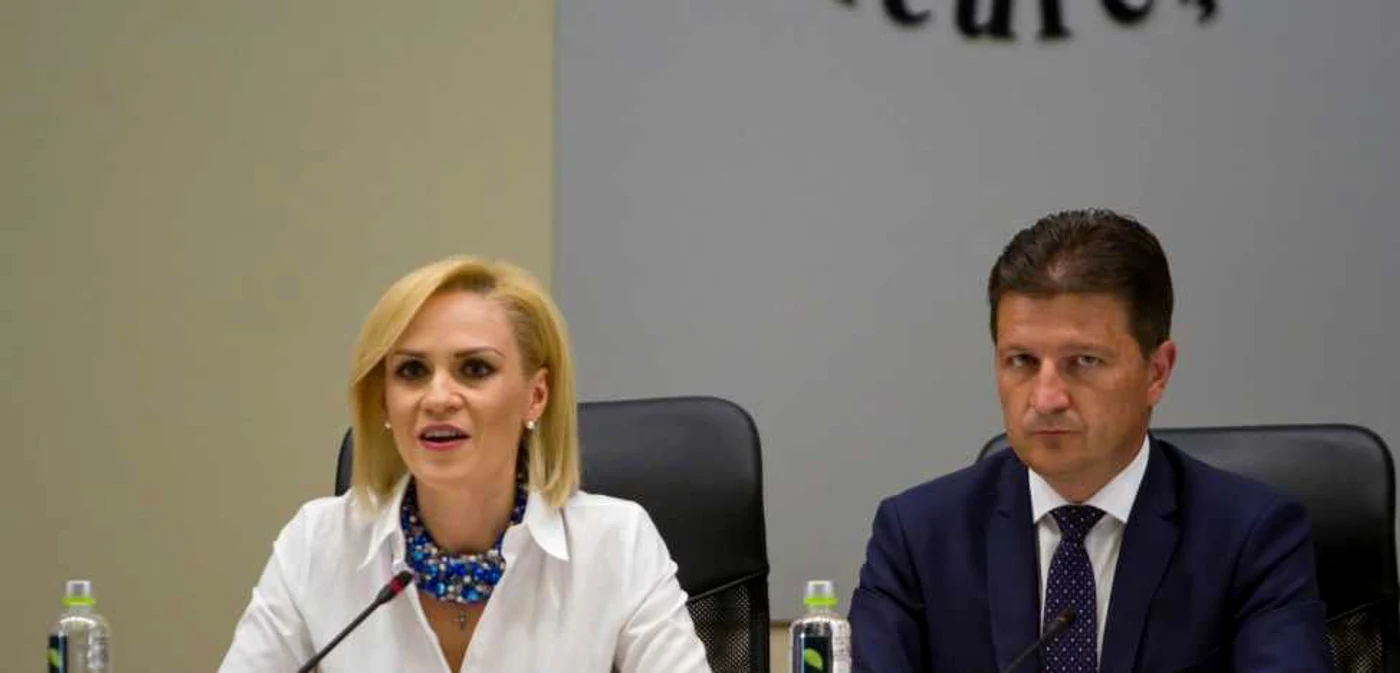 Primarul Gabriela Firea şi consilierul general Marian Orlando Culea. FOTO Mediafax