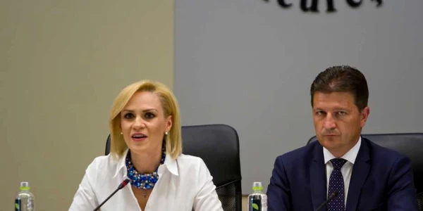 Gabriela Firea si Marian Orlando Culea FOTO Mediafax