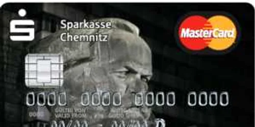 Mastercard cu chipul lui Karl Marx