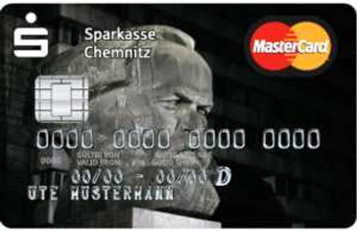 Mastercard cu chipul lui Karl Marx