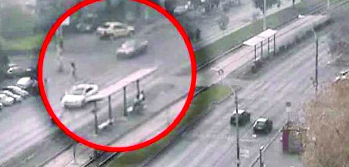 Locul în care tânăra de 19 ani a fost accidentată de diplomatul rus, Aleksandr Evsiukov