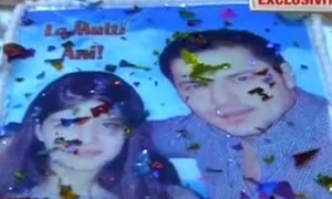 Tortul a fost făcut cu poza Carminei, alături de tatăl ei pe care îl iubeşte foarte mult (captură: Kanal D) jpeg