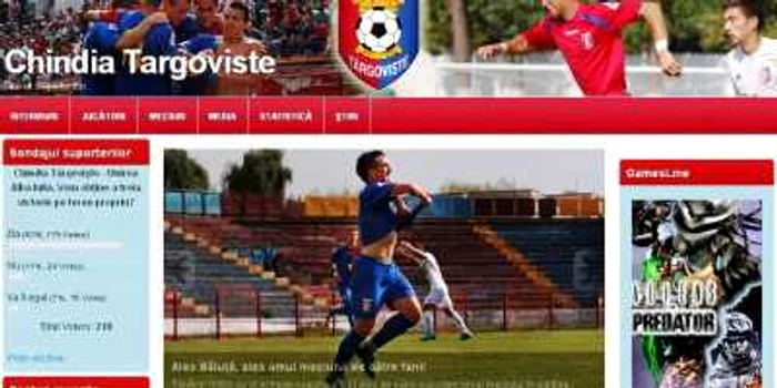 Fanii Chindiei i-au făcut site echipei!