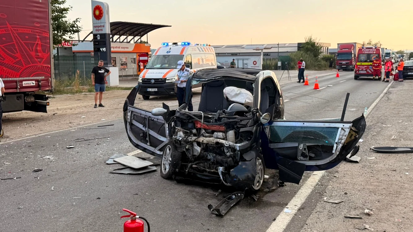 Accident mortal pe DN 67. FOTO: DRDP Craiova