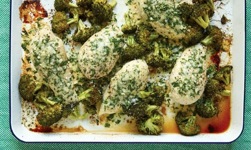 pui cu broccoli si parmezan jpeg