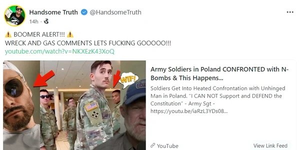 Minadeo și a încurajat fanii să l „distrugă” pe YouTuber FOTO Captură Video   Gab jpg