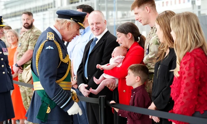 Regele Charles, vizită la RAF Lossiemouth, Scoția, Profimedia (4) jpg