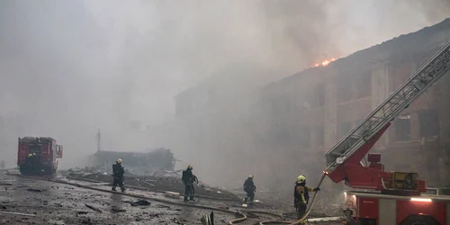 Rusia a întețit atacurile asupra marilor orașe ucrainene FOTO EPA-EFE