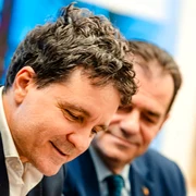 Nicusor dan ludovic orban Foto Facebook Ludovic Orban jpg