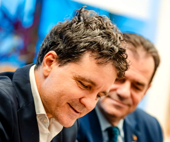 Nicușor Dan și Ludovic Orban FOTO: Facebook/Ludovic Orban