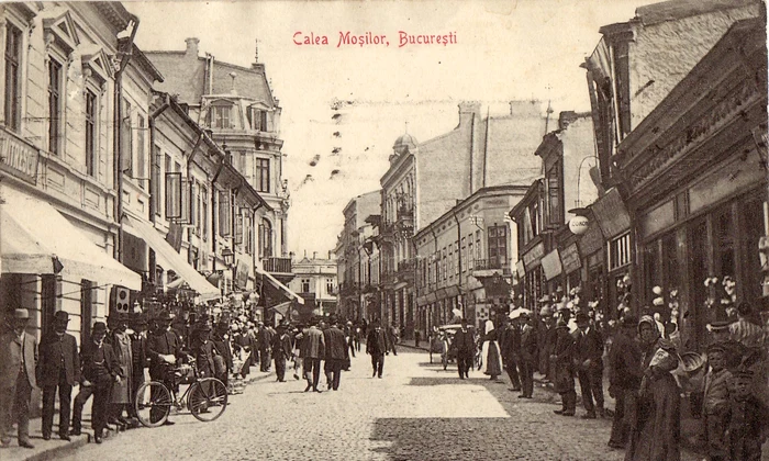 Bucureștiul începutului de secol XX. Calea Moșilor