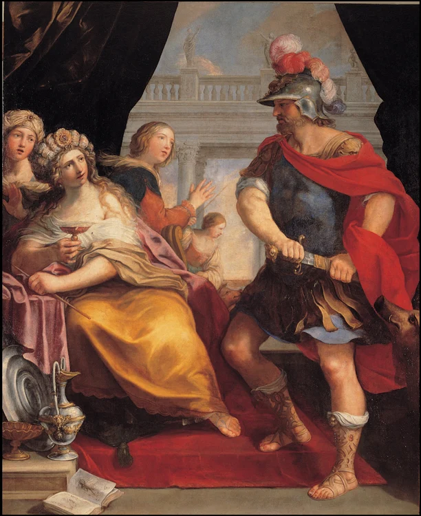 „Ulise și Circe”, pictură din secolul al XVII-lea