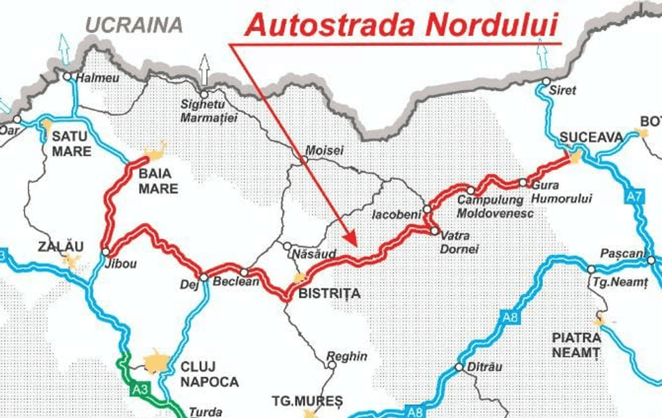 Autostrada Nordului: cine face studiile de fezabilitate a două loturi