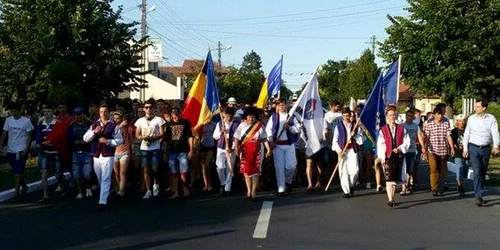 Tinerii unionişti din Basarabia în vizită la Cumpăna-Constanţa Foto Codruţ Burdujan