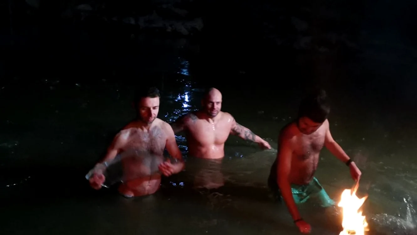 Baia la copcă lângă Timişoara FOTO Ş.Both
