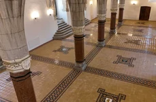 Restaurarea pardoselii Sălii Cavalerilor din Castelul Corvinilor (© Primăria Hunedoara)