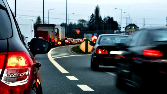 Pe autostrada București-Pitești coloana de mașini a măsurat 6 kilometri 