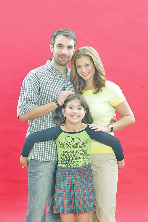 2004. Bianca, alături  de Alexandru  Papadopol şi de  Corina Dănilă, în  ”Numai iubirea”  (Acasă TV)