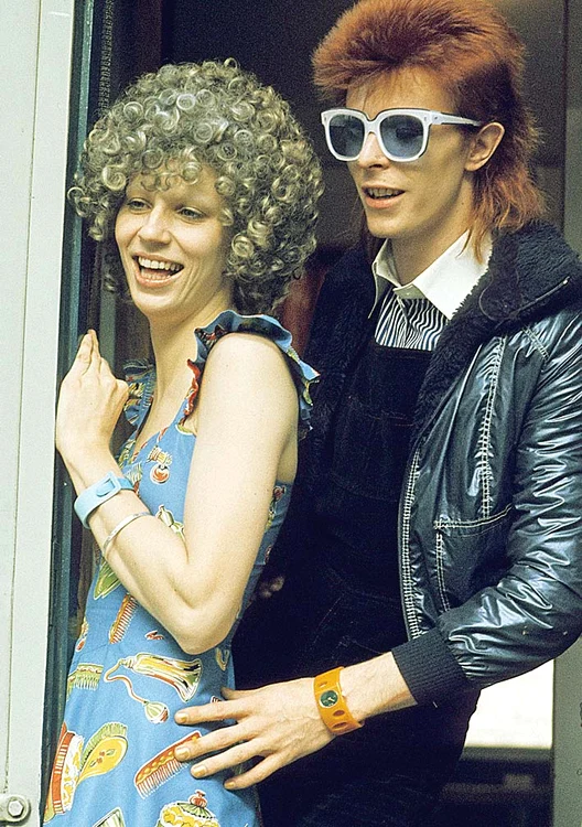 Angie şi David  în 1973