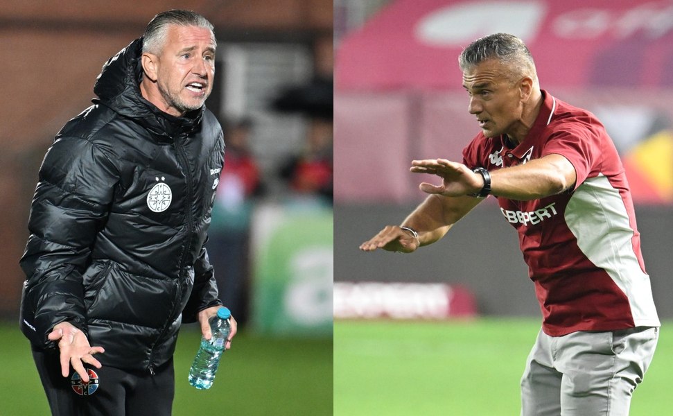 Reghecampf și Pancu se contrazic pe tema echipei favorite în derby-ul FCSB - Rapid
