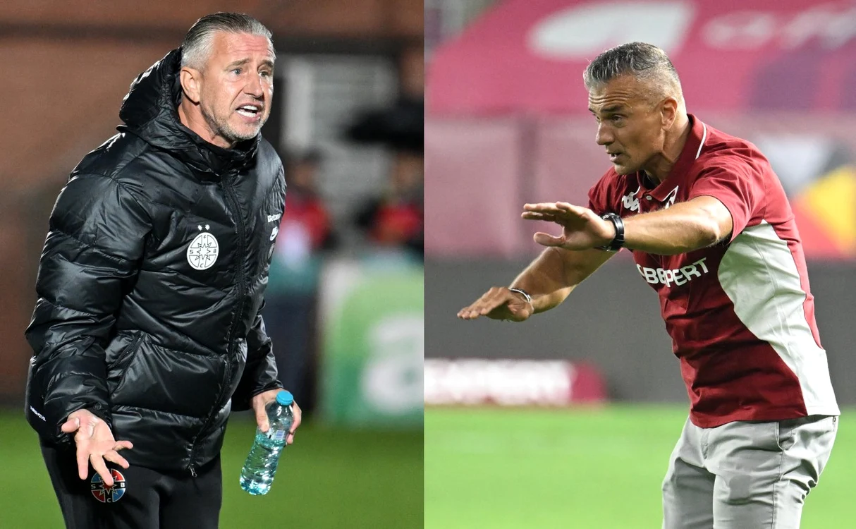 Derby-ul FCSB - Rapid este și un duel al antrenorilor Reghecampf și Pancu