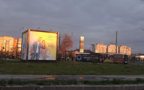 Tramvai la Shopping City Timişoara