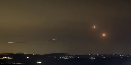 Israelul interceptează proiectile lansate de Hezbollah FOTO EPA EFE jpg