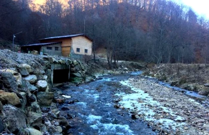 MHC Taia. FOTO: Raportul Bilanţ de Mediu de Nivel 1Microhidrocentrala de pe râul Taia.