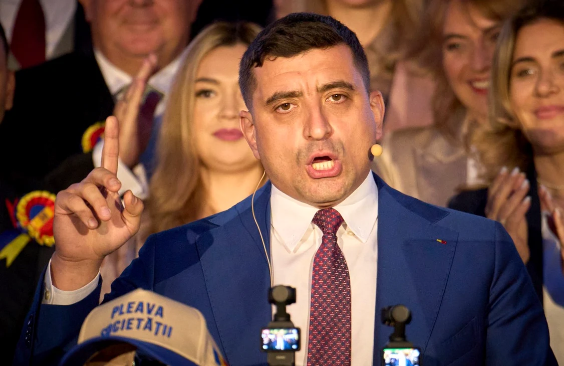 George Simion, liderul AUR FOTO Profimedia