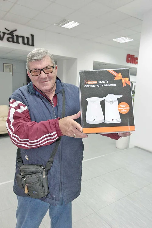 Lozul norocos  i-a adus lui  Lili Gherman  un ibric de cafea  şi o râşniţă