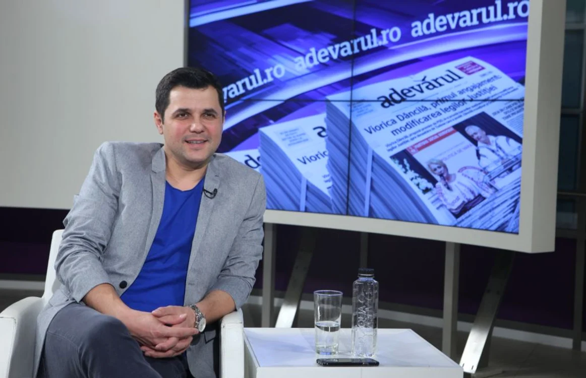 Gabriel Coveşeanu în studioul Adevărul Live