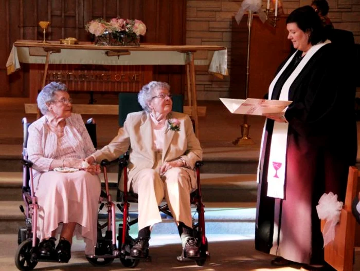 
    Vivian(stânga) şi Alice sunt împreună de peste 70 de aniFoto Thomas Geyer  