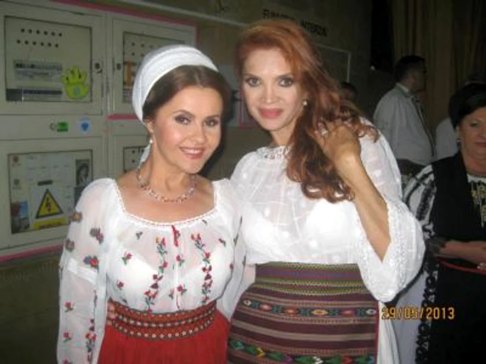 Cristina Spătar a cântat muzică populară