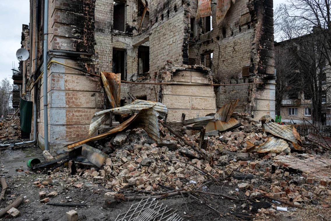 Ucraina- Rusia - a 43-a zi de război hostomel. FOTO Gettyimages