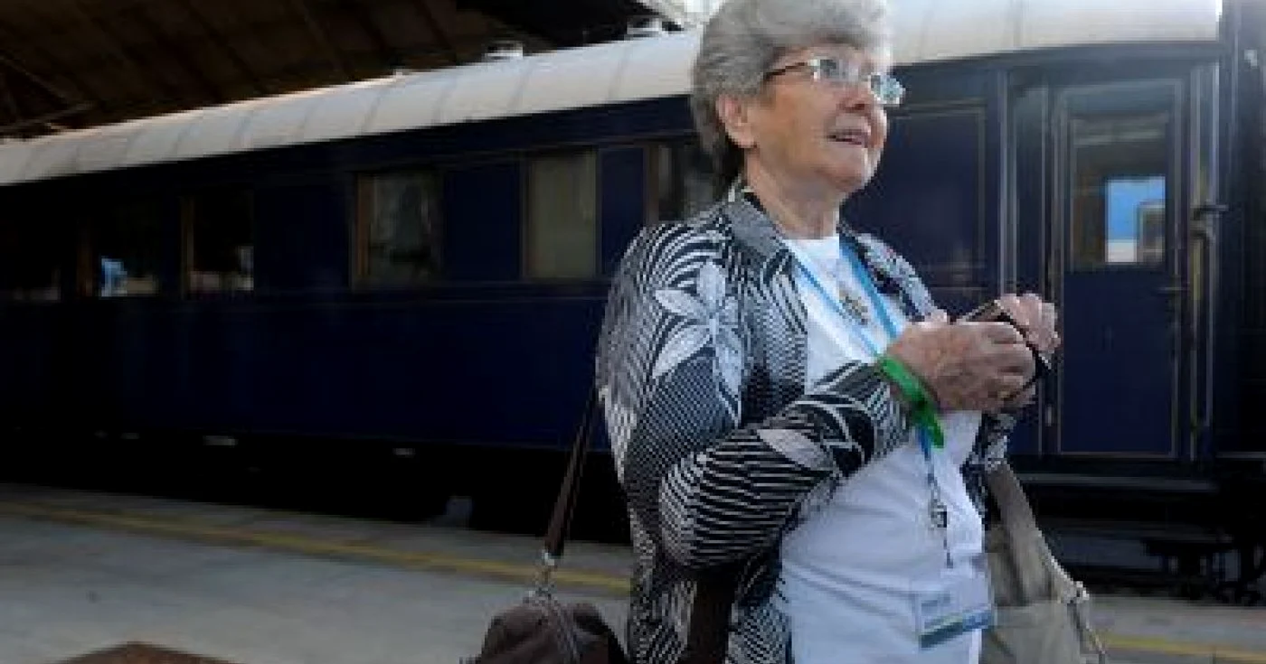 Winton Train a plecat din Praga în cinstea britanicului Nicholas Winton (AFP)