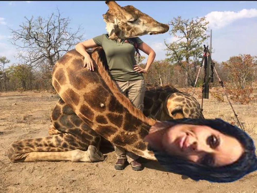 A schimbat capul girafei cu capul Ceciliei. Așa s-a revoltat un iubitor de animale