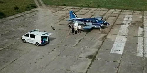 Avionul Beechcraft care a traversat România a fost găsit abandonat în Bulgaria FOTO Twitter 