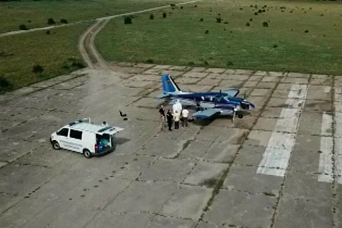 Avionul Beechcraft a fost găsit abandonat în Bulgaria FOTO Twitter