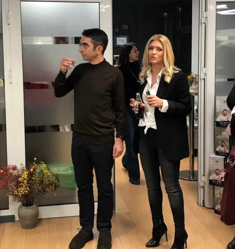 Oana Paraschiv și Mihai Găinușă au fost colegi 6 ani la radio foto: Alina Erimia 