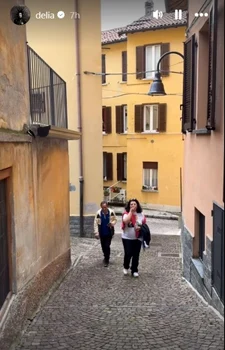 Delia Matache și-a luat părinții divorțați în vacanță în Italia / foto: Instagram