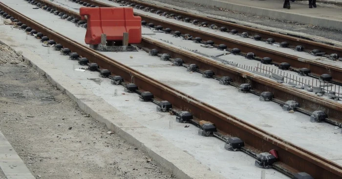 Ploieştiul este un imens şantier din cauza lucrărilor la linia de tramvai. FOTO Adevărul Ploieşti